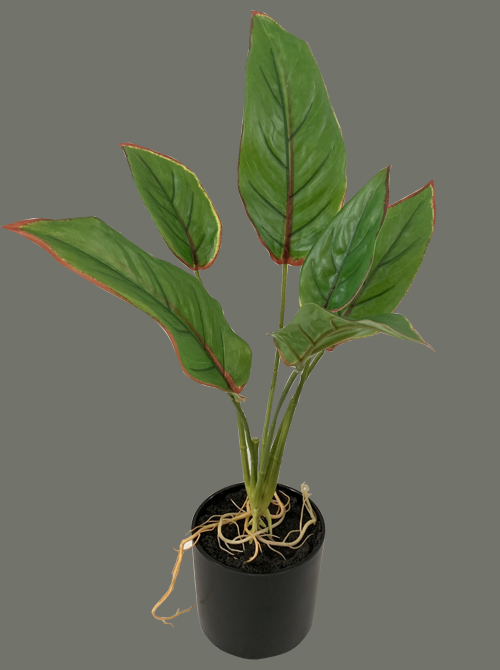 artificial green plant with pot green leaves green plant for home decoration green plant for office buliding decoration