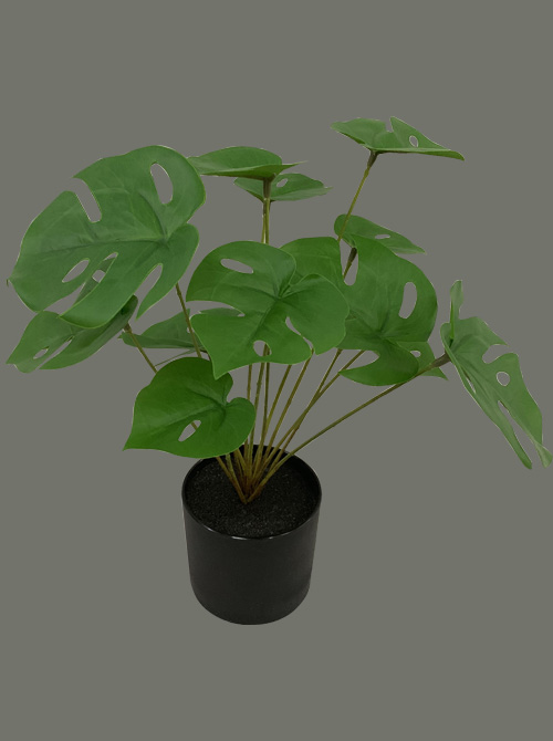 artificial green plant with pot green leaves green plant for home decoration green plant for office buliding decoration