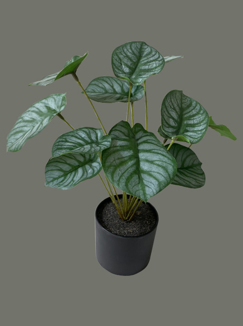 artificial green plant with pot green leaves green plant for home decoration green plant for office buliding decoration