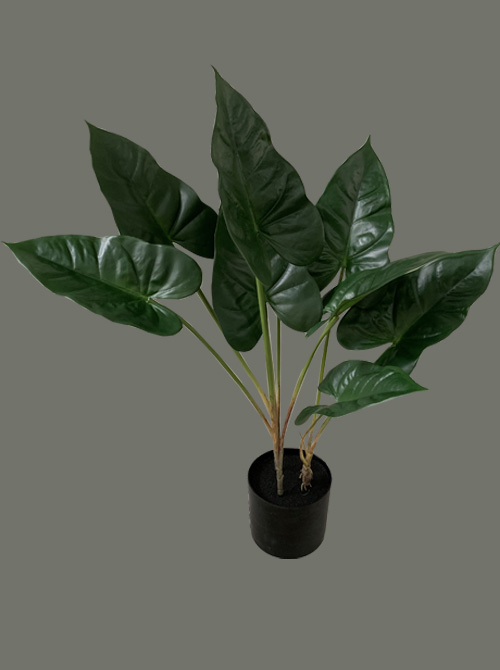 artificial green plant with pot green leaves green plant for home decoration green plant for office buliding decoration