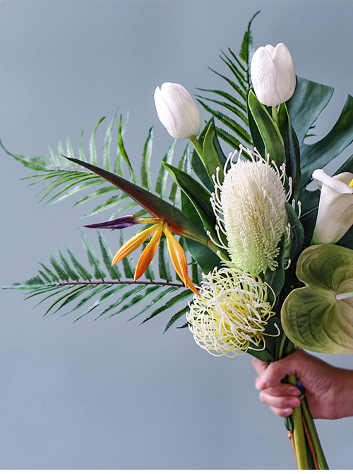 plastic leaf,faux fern leaf,bouquets use leaf