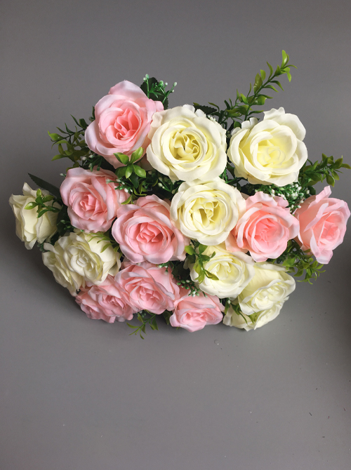 wholesale wedding rose bush,silk wedding bridal bouquets,artificial wedding flowers,artificial wedding flower decorations